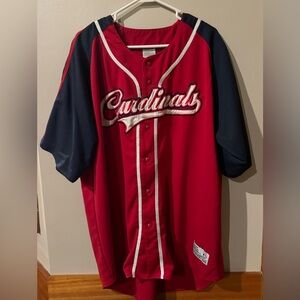 MLB Cardinals Jersey Shirt 2XL Preowned